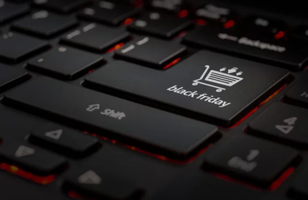 Tecla de Black Friday no teclado